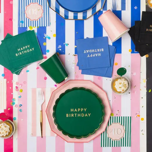 40th Birthday Beverage Napkins