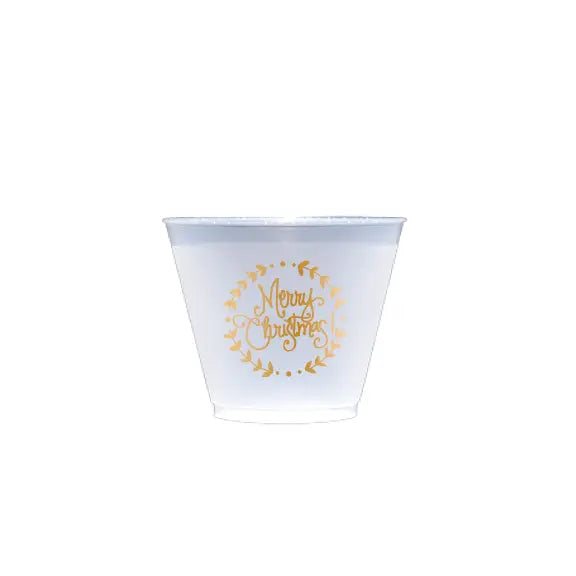 Christmas Wreath Shatterproof Wine Cups