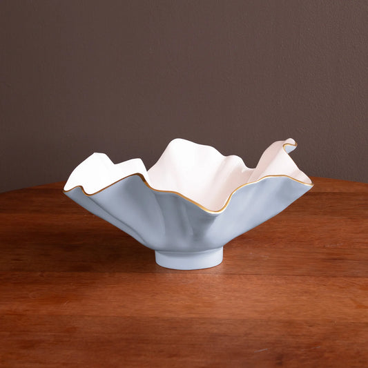Bloom Wine Bucket - Periwinkle & White