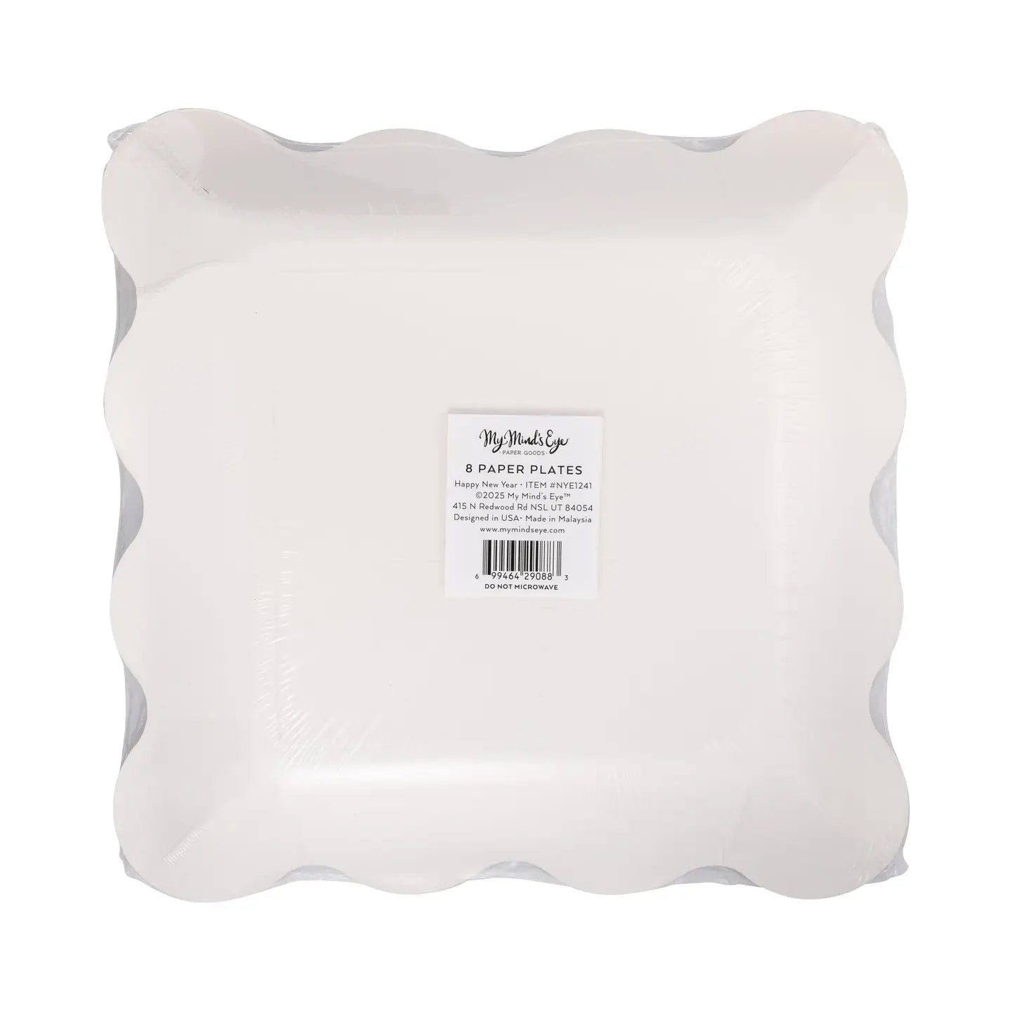 Happy New Year Embossed Plates