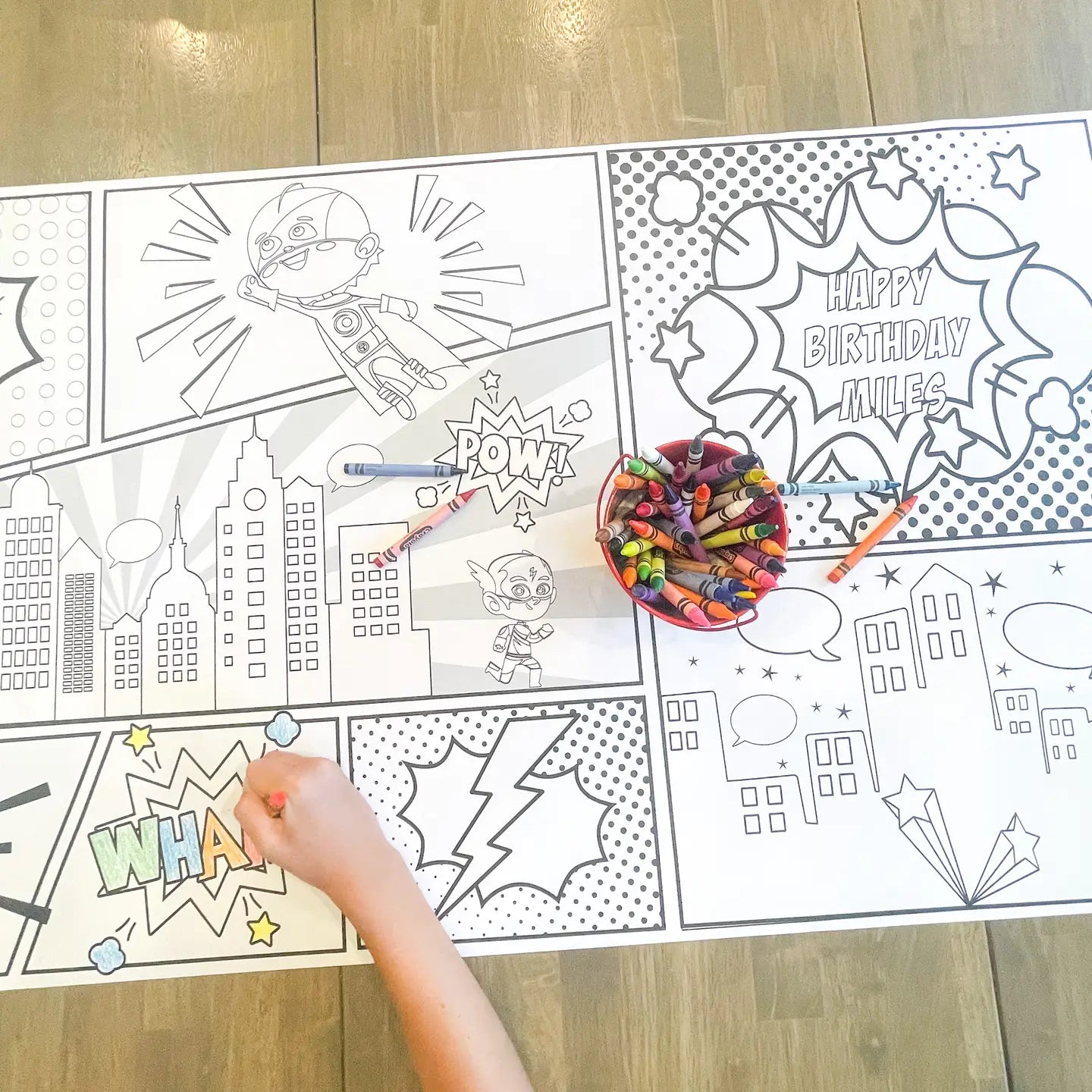 Coloring Table Runner
