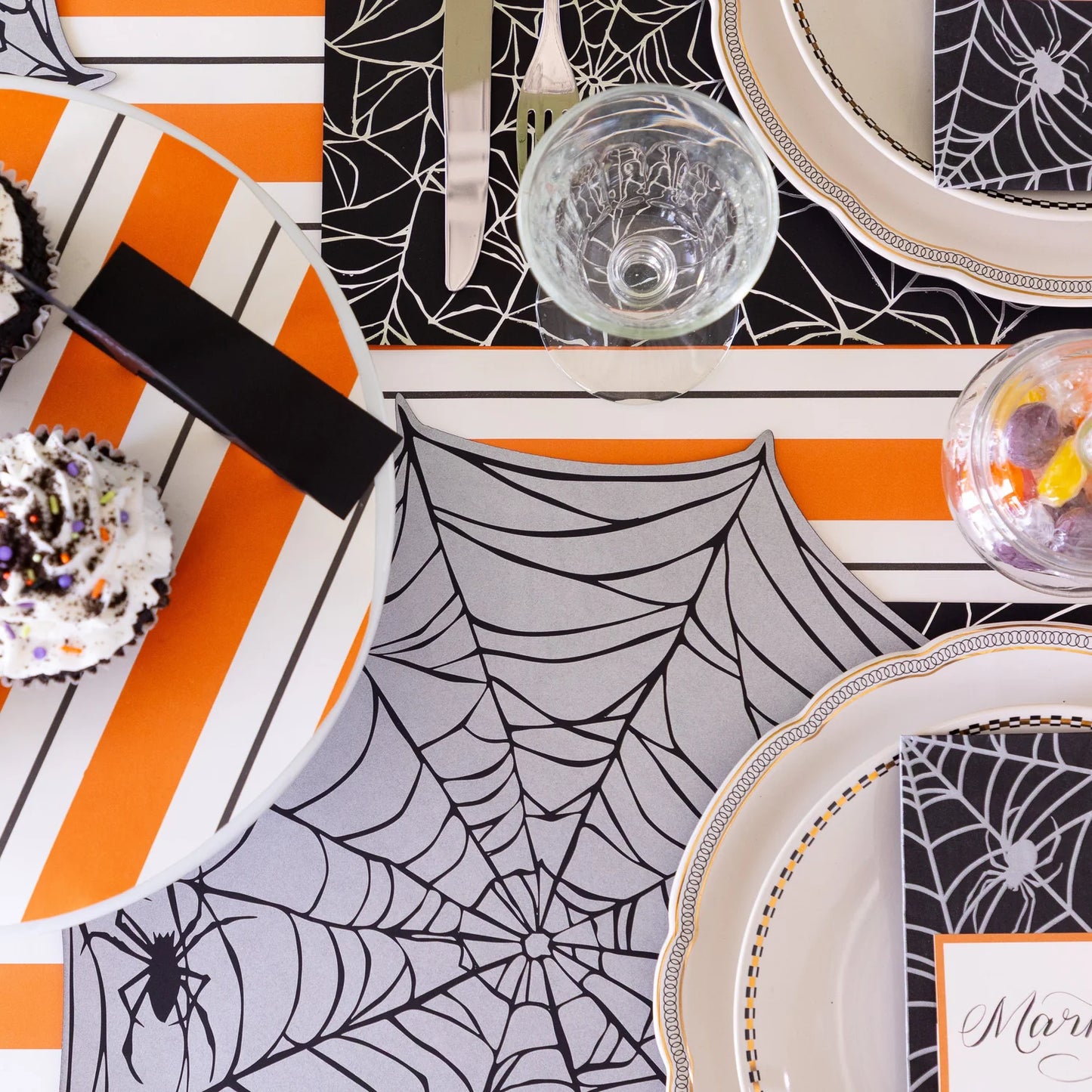 Diecut Spiderweb Placemats