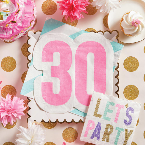 Jumbo Shaped Napkins - 30