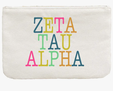 Sorority Colorblock Pouch Bag