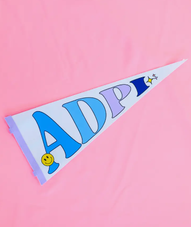 Sorority Party Pennant Flag