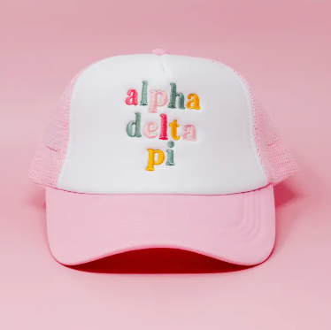 Colorful Sorority Trucker Hat