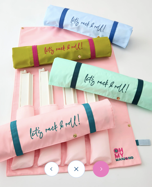 Light Pink Let's Rack & Roll Bag