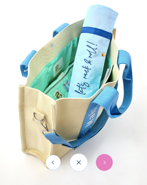 Light Blue Mahj It All Bag