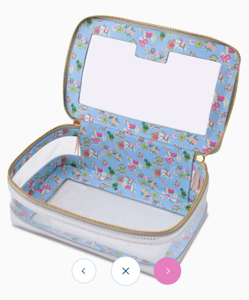 Silver Tile Storage Bag