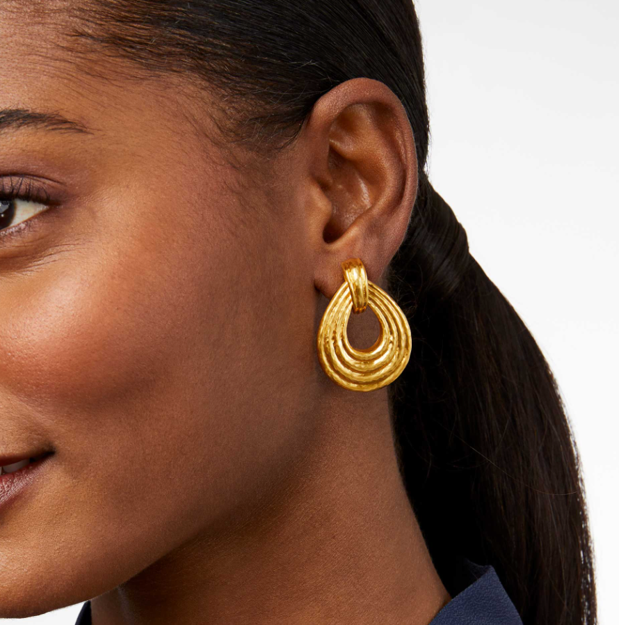 Havana Doorknocker Earrings