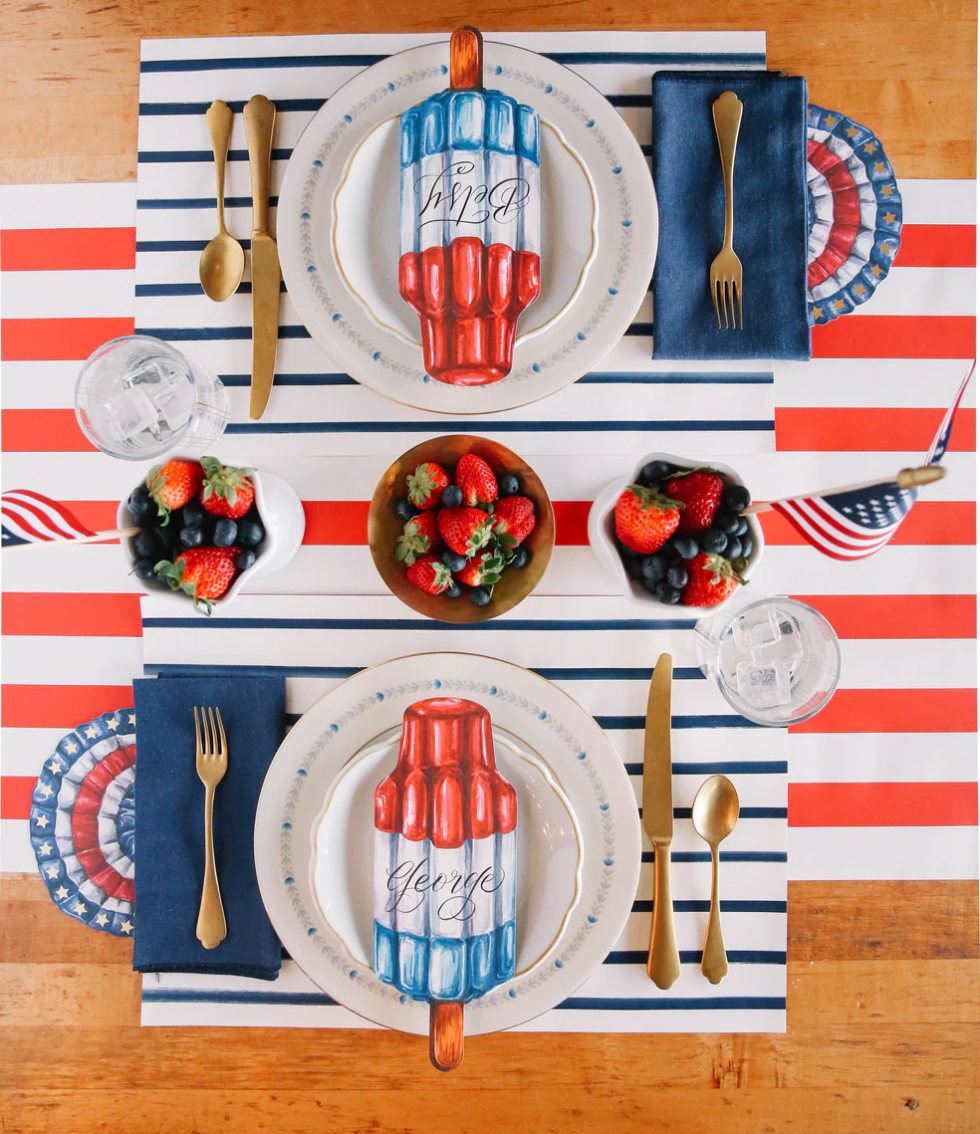 Navy Stripe Placemats