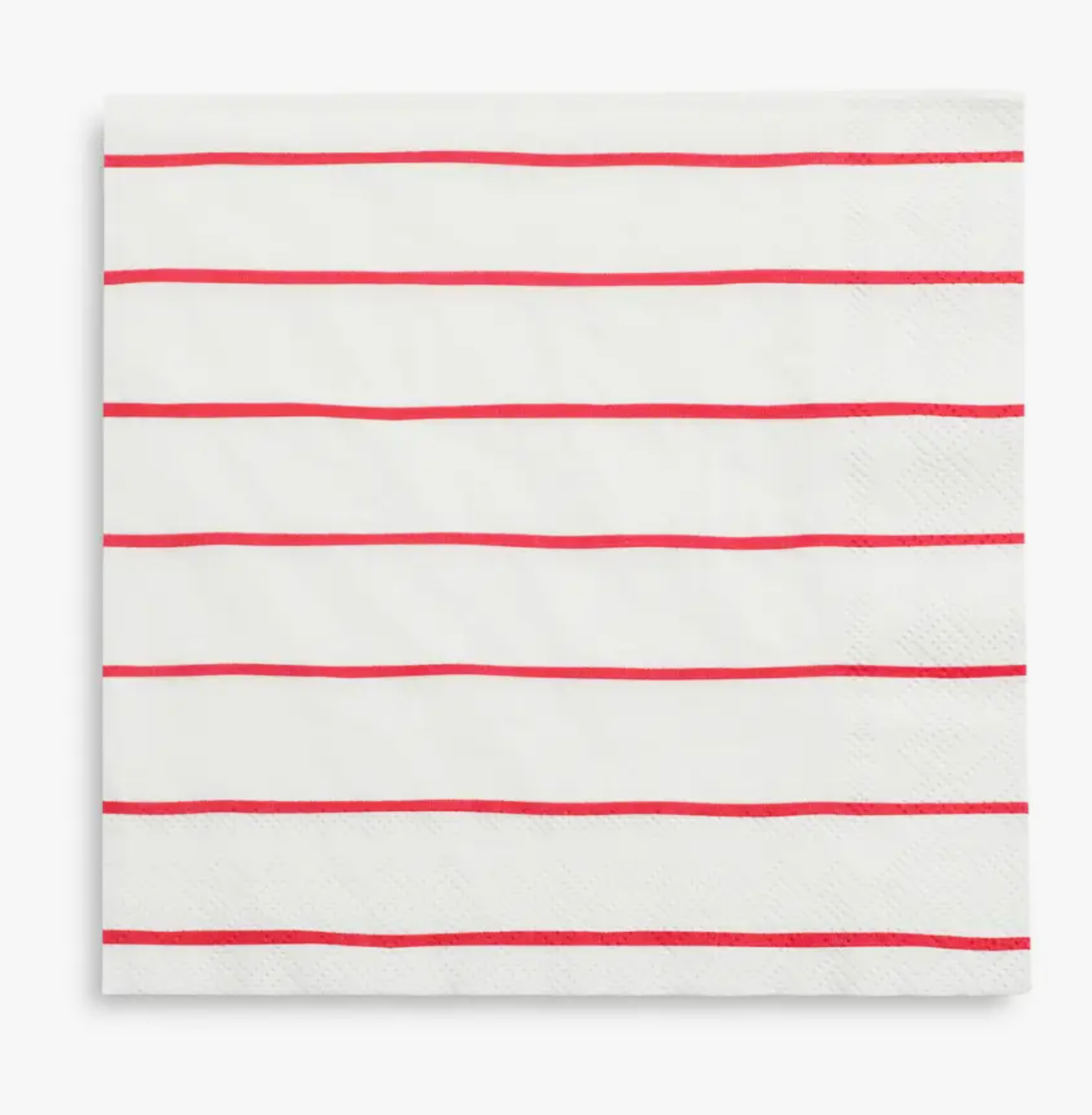 Frenchie Striped Candy Apple Beverage Napkins