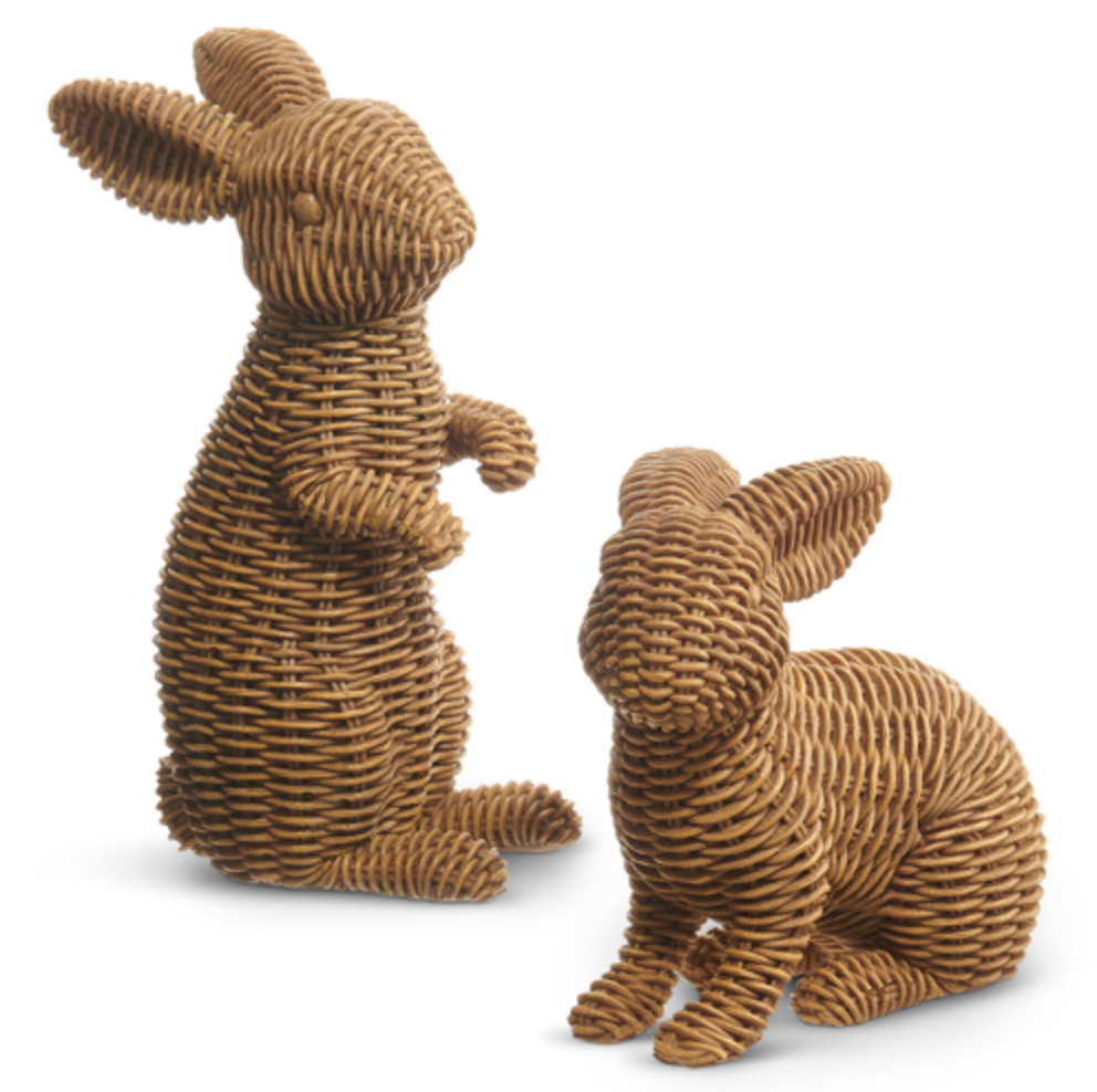 Brown Basketweave Rabbits
