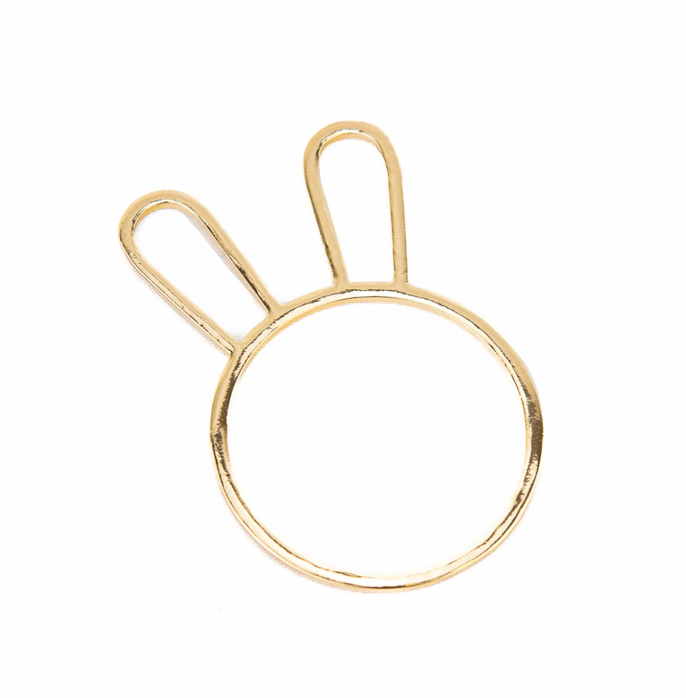 Bunny Napkin Ring - Gold