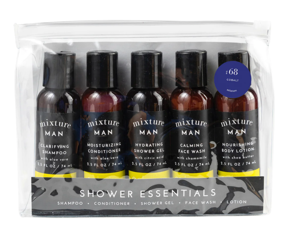 Shower Essential Gift Set - Cobalt