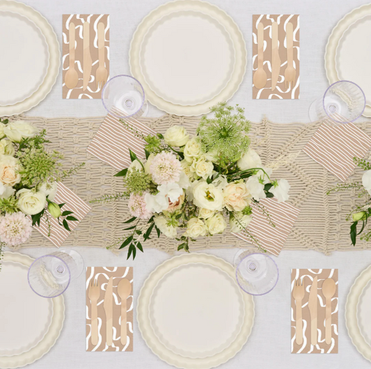 Eco Pleated Dinner Plate - White