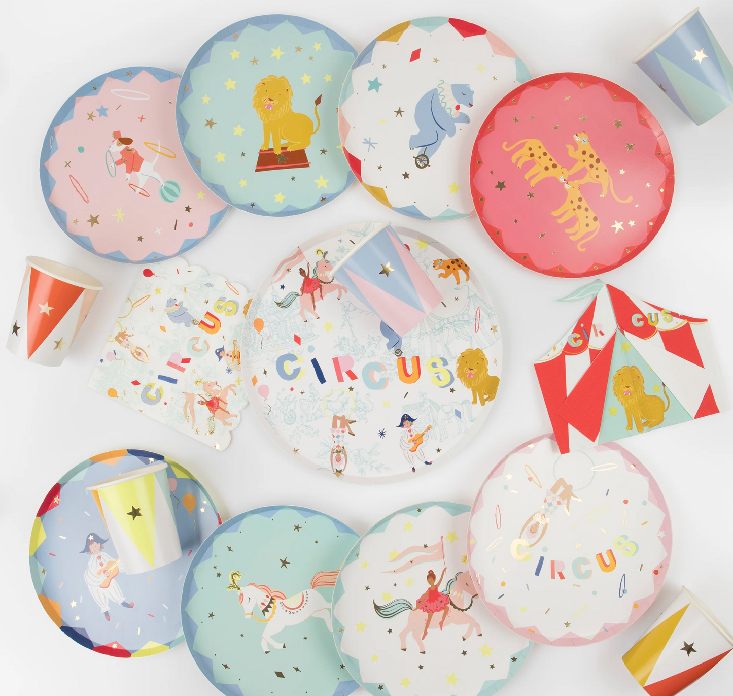 Circus Dinner Plates