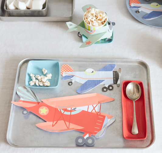 Plane Diecut Plates