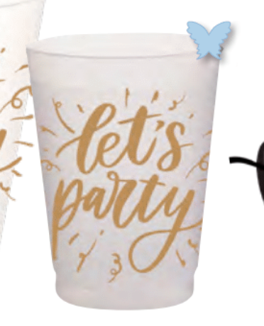 Let's Party Shatterproof Cups
