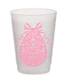 Pink Fancy Egg Shatterproof Cups