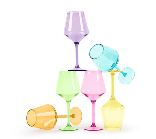 Unbreakable Stemmed Wine Glass - Bright Collection
