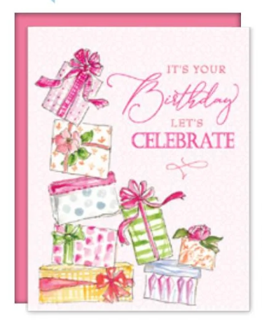It's Your Birthday Let's Celebrate Card