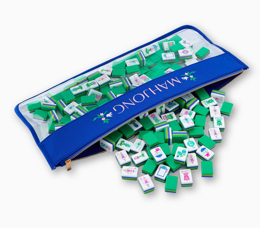 Royal Blue Mahjong Bag