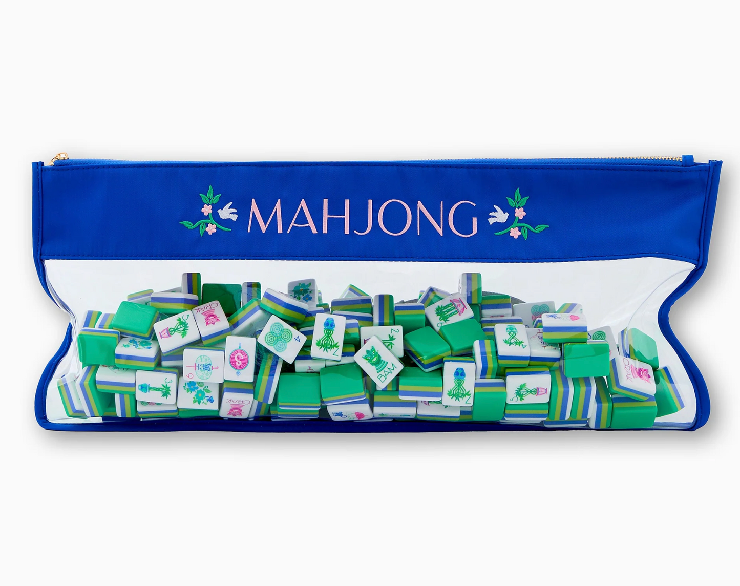 Royal Blue Mahjong Bag