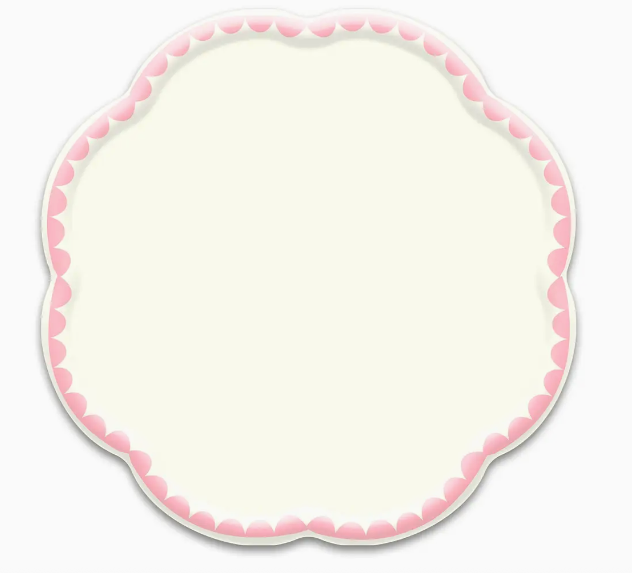 Pink Dessert Plate