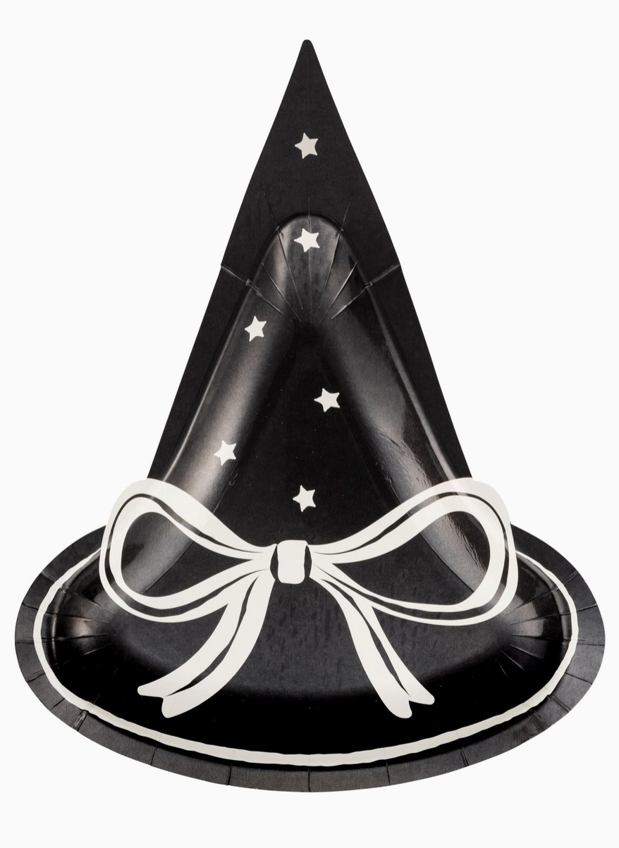 Witch Hat Shaped Paper Plate
