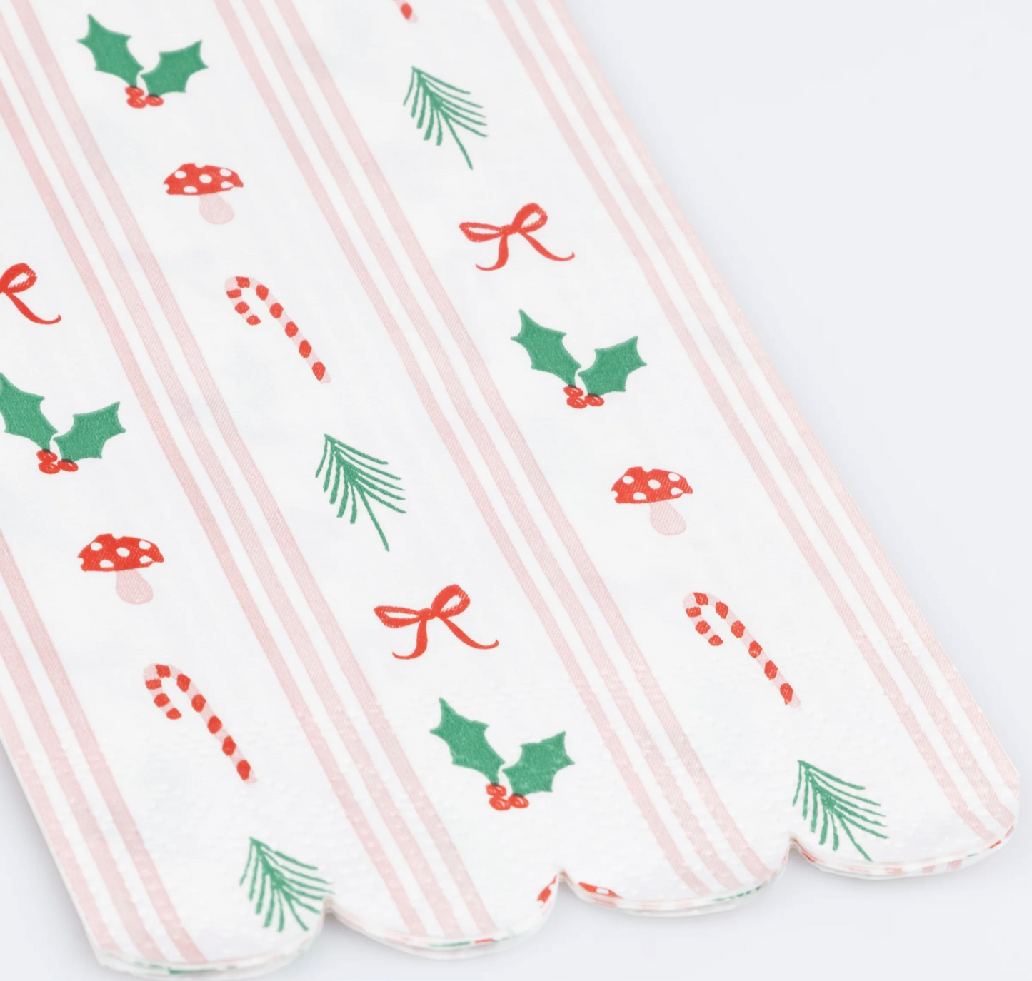 Festive Icon Stripes Guest Towels