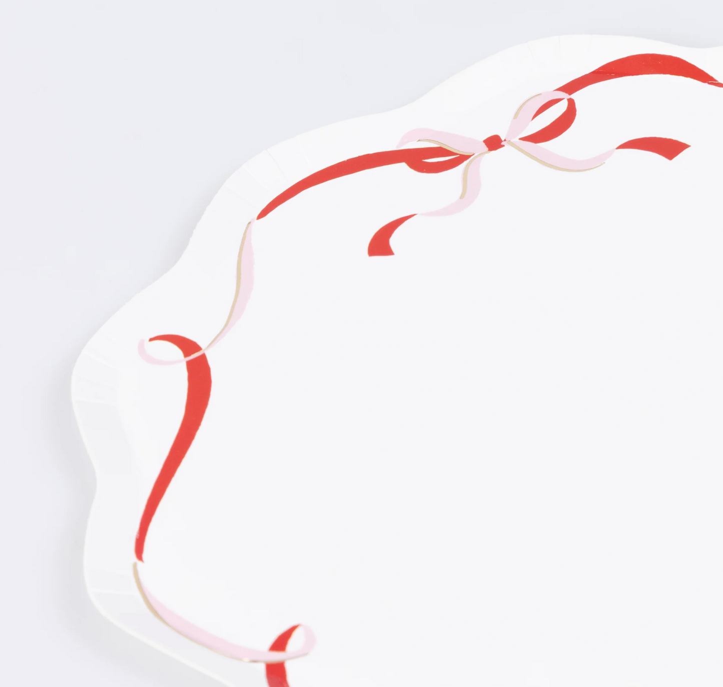 Ribbon Bow Dinner Plates