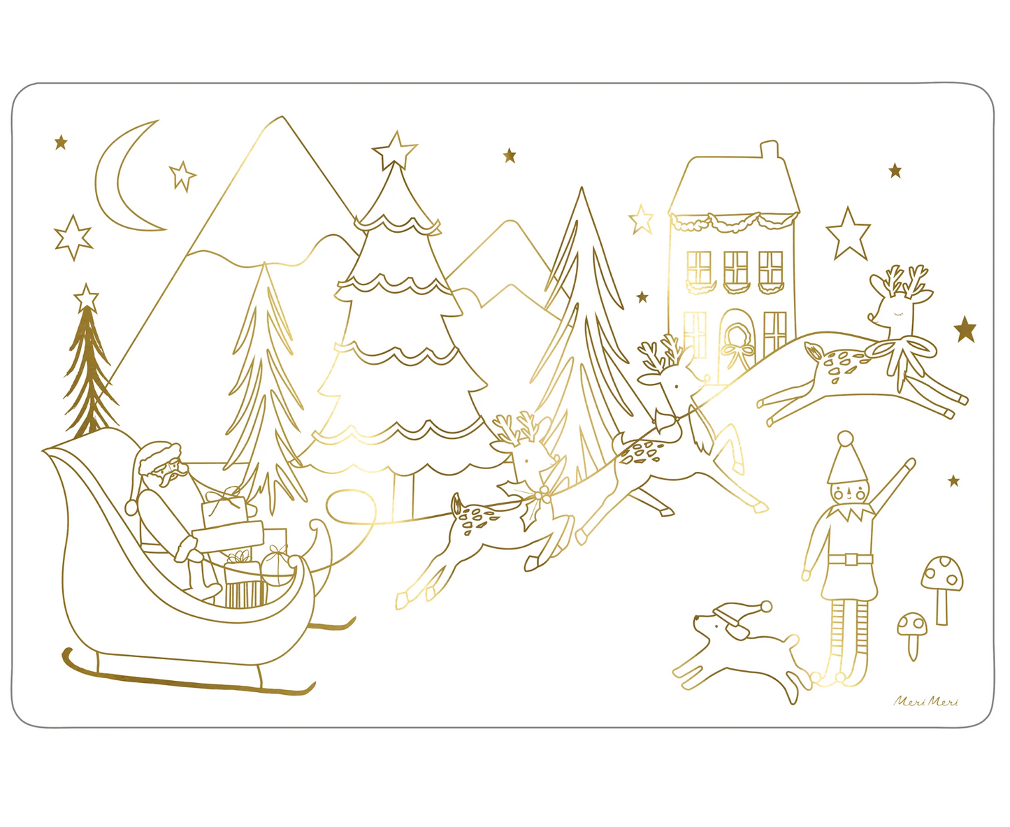 Christmas Coloring Placemats