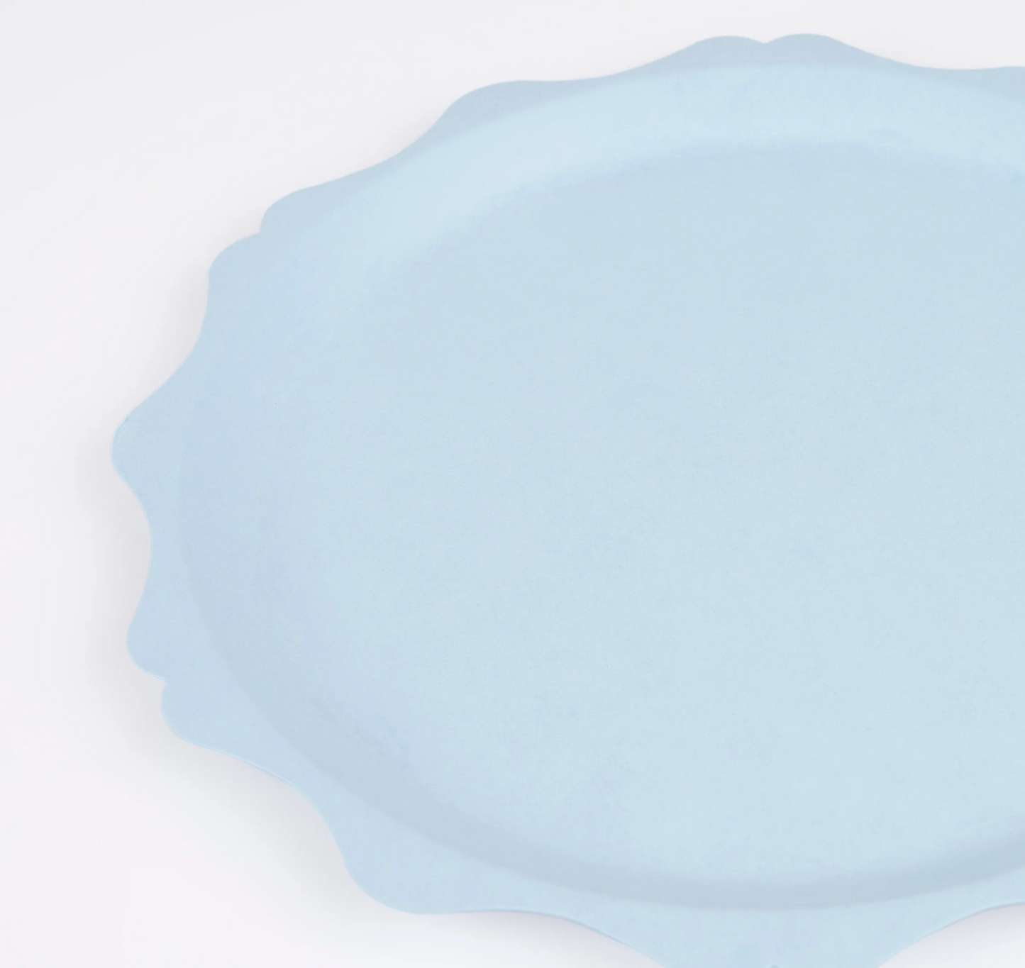 Blue Decorative Edge Compostable Side Plates