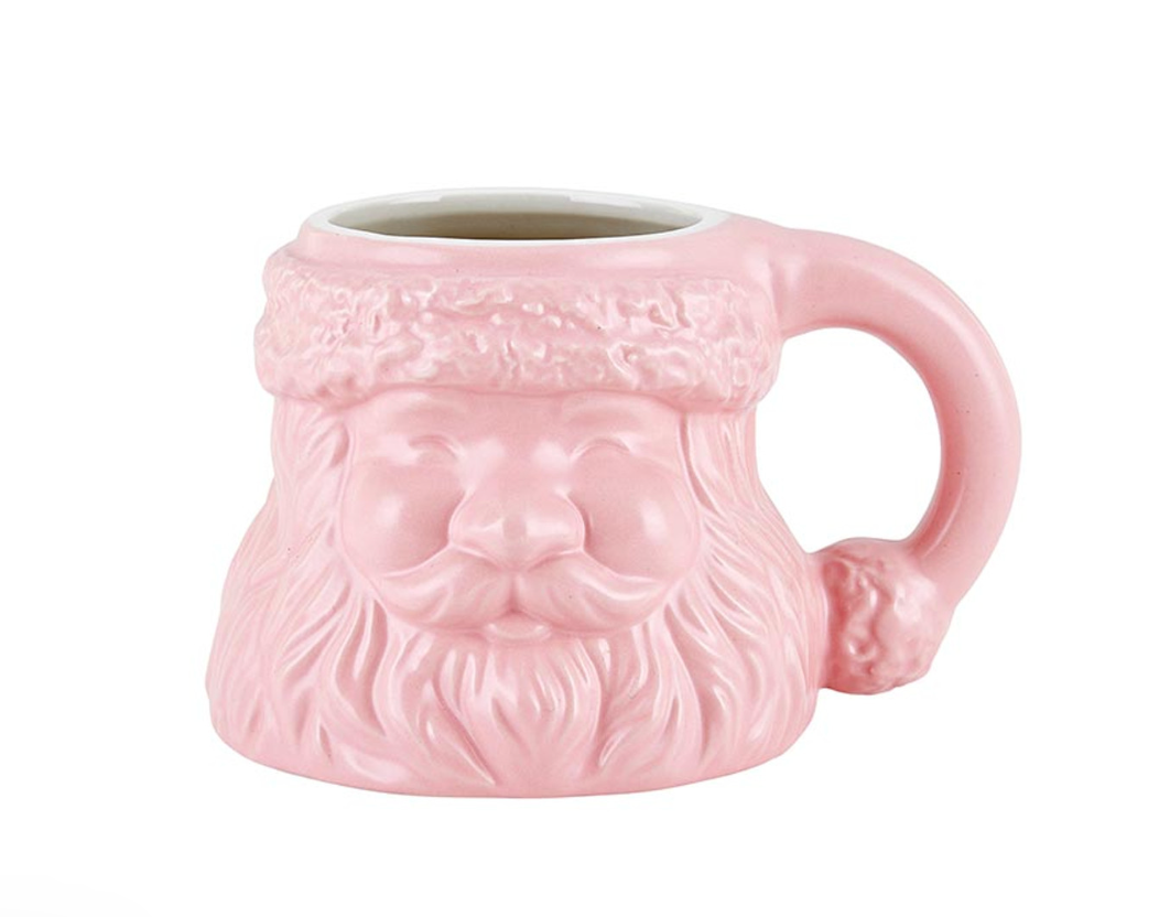 Pink Santa Mug