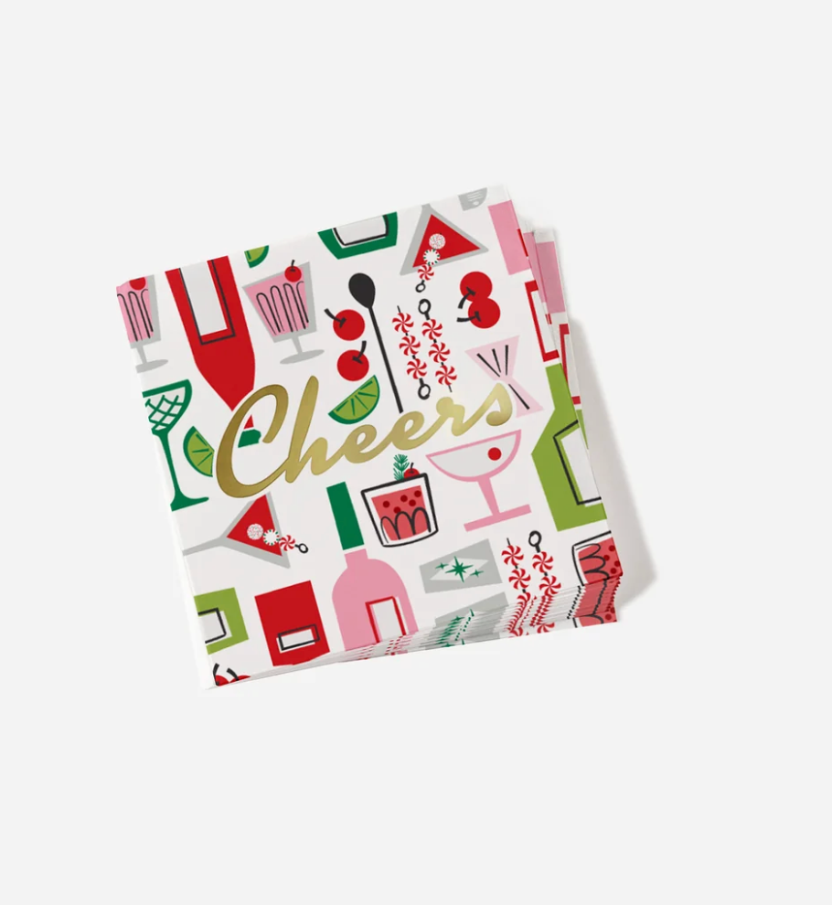 Merry Little Cocktail Dinner Napkins