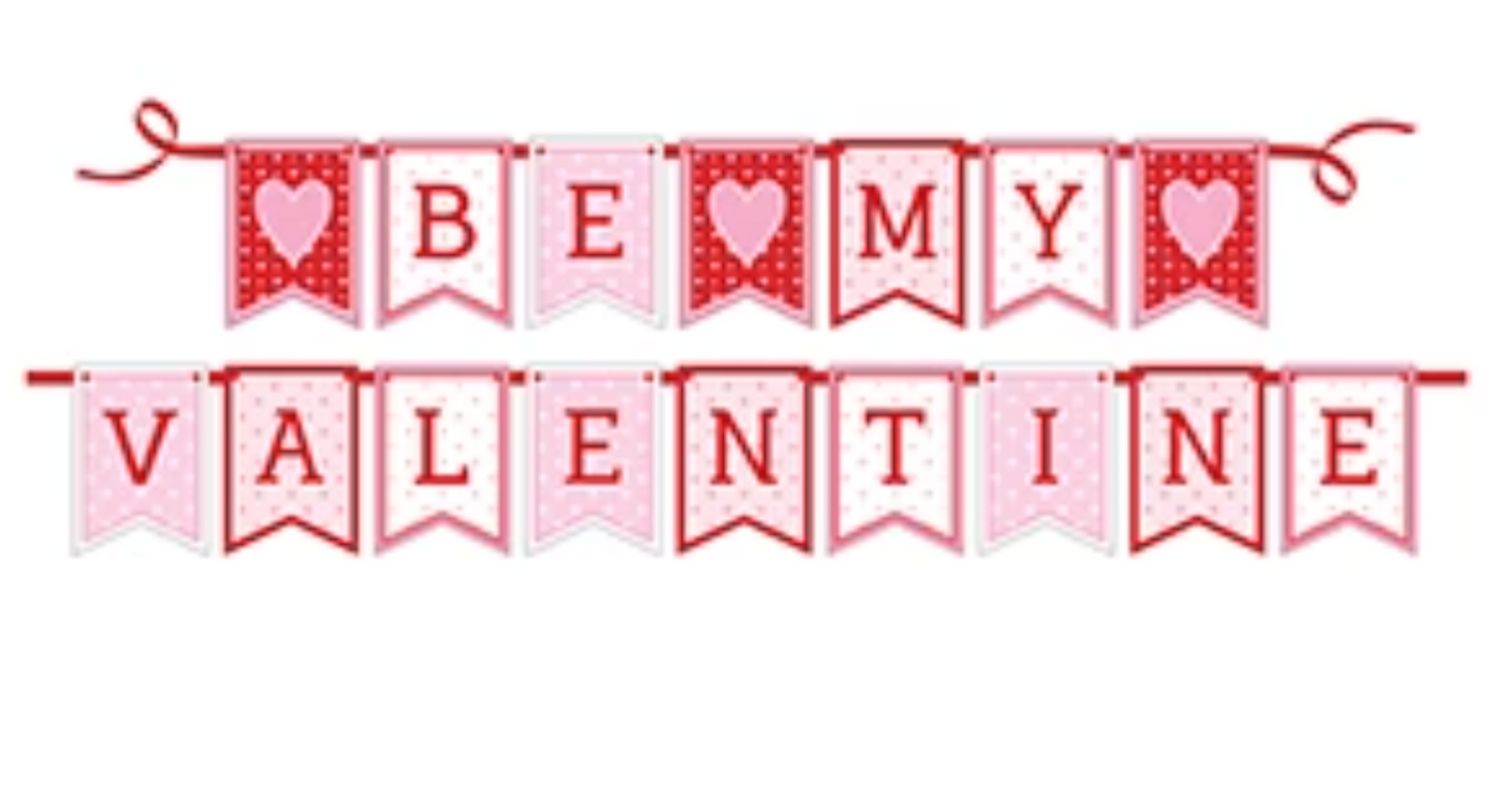 Be My Valentine Banner