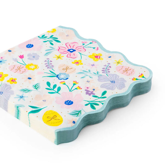 Easter Pastel Floral Dinner Napkins