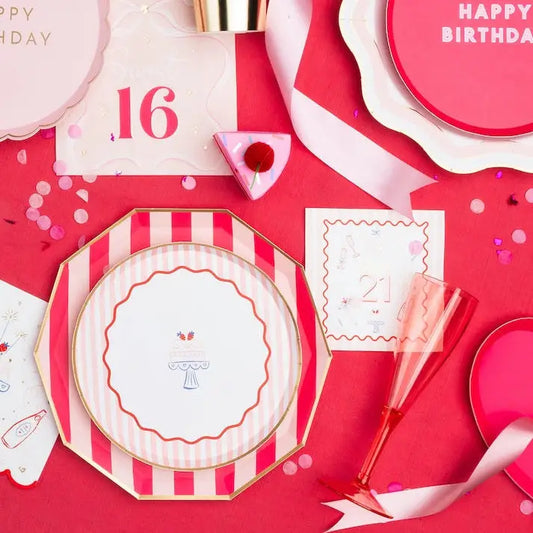 Cheers to 21 Icon Beverage Napkins