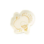 Gold Turkey Diecut Plates