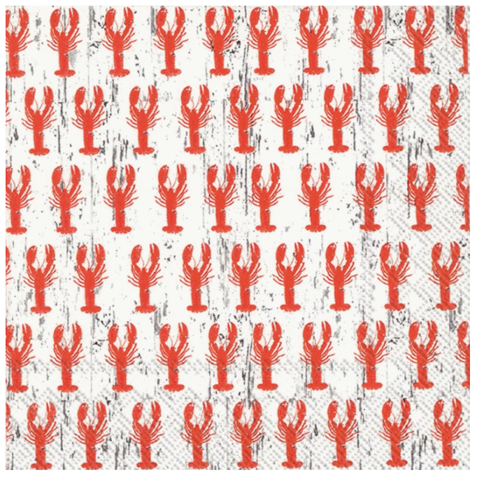 Lobster Beverage Napkins