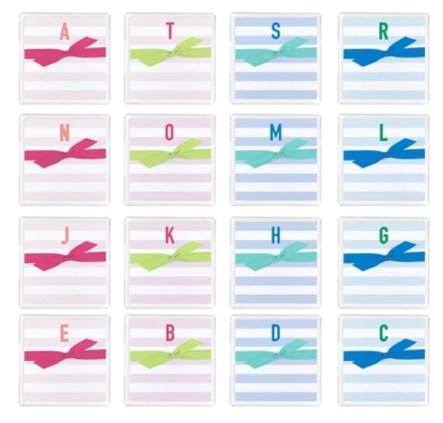 Initial Notepad with Acrylic Tray