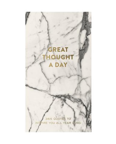 A Great Thought A Day Notepad - Marble