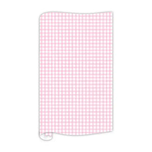 Light pink Gingham 5 ft Wrapping Paper