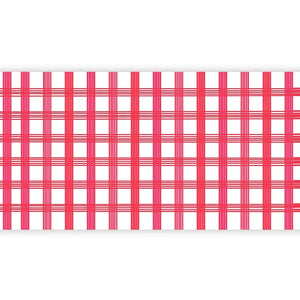 Fabric Table Runner - Gingham Red