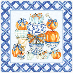 Blue Pumpkin Topiaries Square Placemats