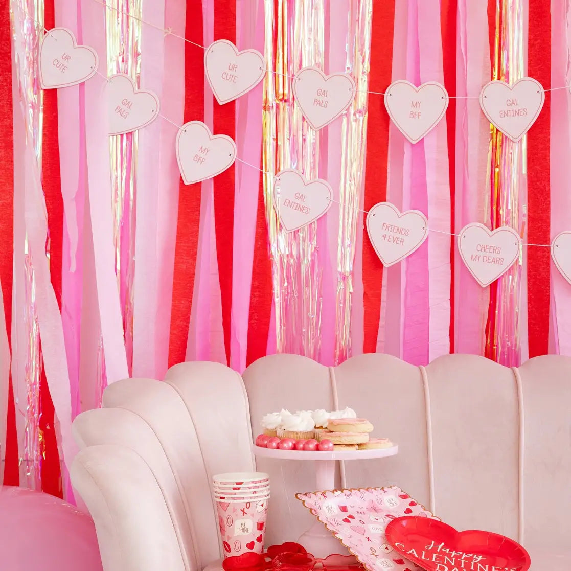 Valentine Scatter Paper Party Cups