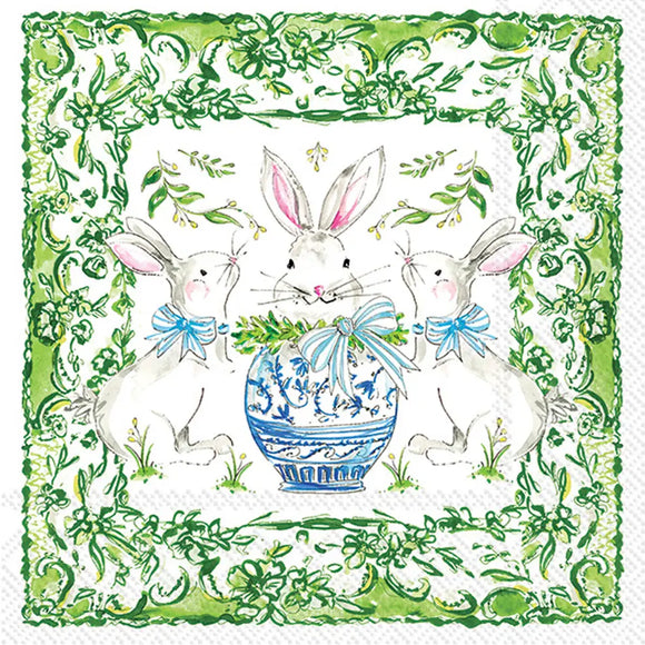 Easter Bunnies Dinner Napkins