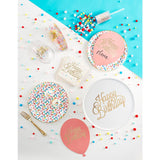 Happy Birthday Confetti Beverage Napkins