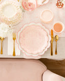 Pembroke Pink Floral Plates